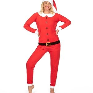 WOMEN'S MRS. CLAUS PAJAMA SET